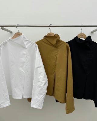 (韓國連線)設計師造型領襯衫